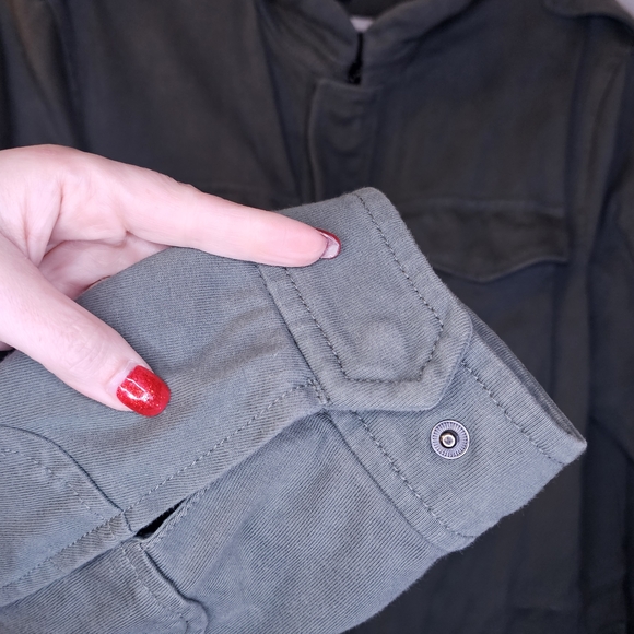 Banana Republic - Military Utility Field Jacket - Dark Olive Green - Medium - Picture 7 of 10